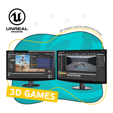 Unreal Engine 4. Игровой движок - КИБЕРшкола программирования для детей, компьютерные курсы для школьников, начинающих и подростков - KIBERone г. Хорошево-Мневники