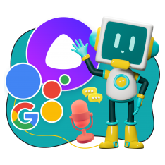 Голосовой помощник Алиса - КИБЕРшкола программирования для детей, компьютерные курсы для школьников, начинающих и подростков - KIBERone г. Хорошево-Мневники