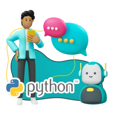 Умный чат-бот на Python на Telegram - КИБЕРшкола программирования для детей, компьютерные курсы для школьников, начинающих и подростков - KIBERone г. Хорошево-Мневники