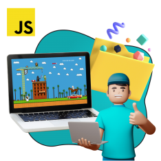 Программирование на JavaScript. Учимся создавать игры! - КИБЕРшкола программирования для детей, компьютерные курсы для школьников, начинающих и подростков - KIBERone г. Хорошево-Мневники