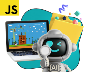 Язык программирования JavaScript + AI. Проектное обучение + геймификация + AI-помощники - КИБЕРшкола программирования для детей, компьютерные курсы для школьников, начинающих и подростков - KIBERone г. Хорошево-Мневники